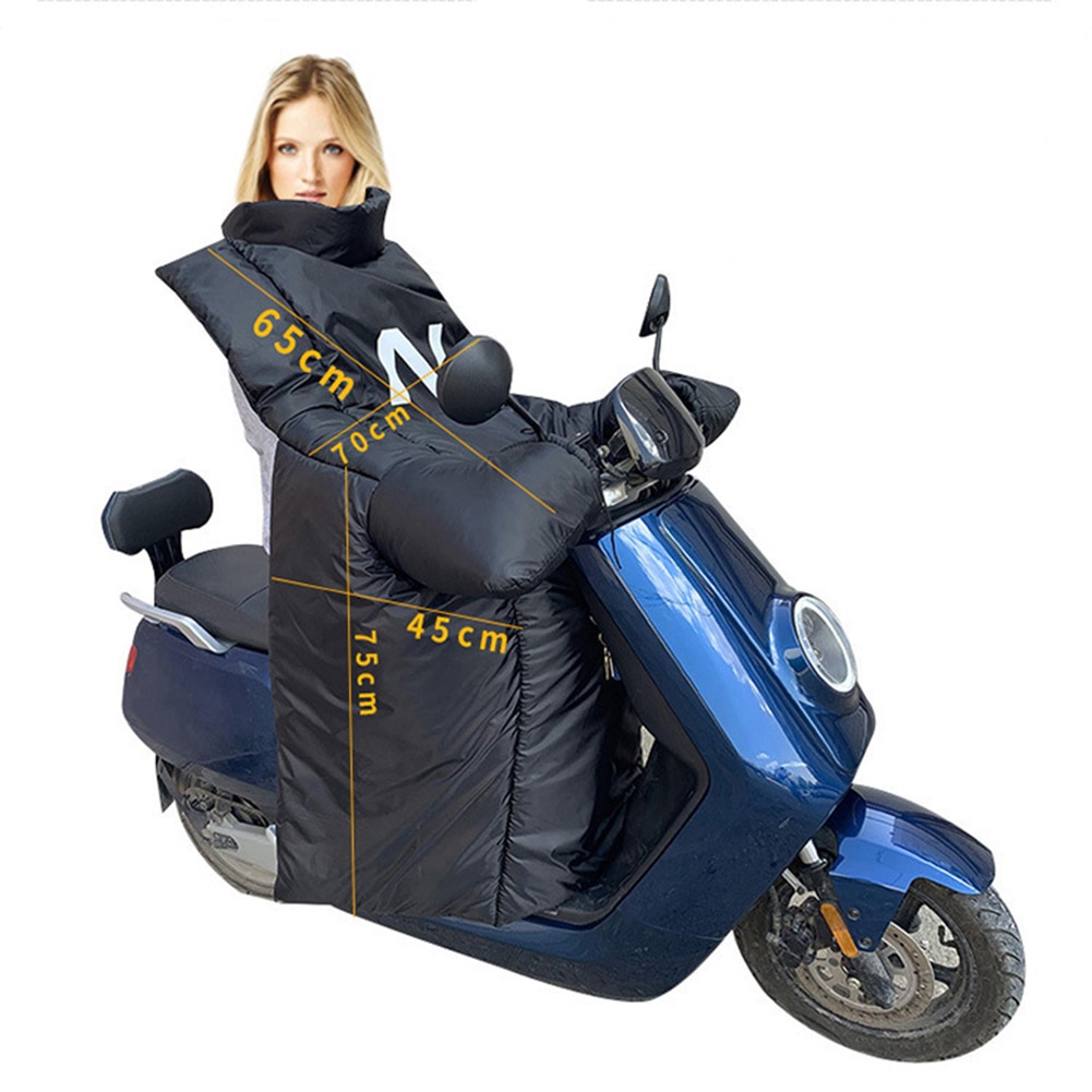 Motorfiets Been Lap Schort Cover Met Stuur Moffen Waterdicht Winddicht Deken Knie Warmer Been Cover Voor Winter Quilt