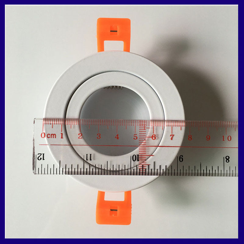 LED Spot Downlight GU10 gu5.3 mr16 Fitting black 90-260V Ceiling Recessed Lamp 65mm 70mm Cut Hole Bulb Replaceable Downlights