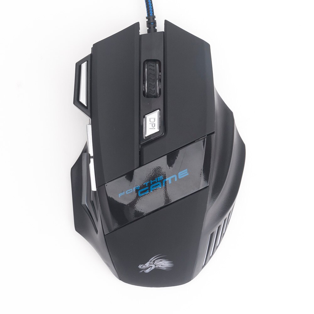 VONTAR 5500 DPI Gaming Mouse 7 Buttons LED Optical USB Wired Mice for Pro Gamer Computer Better than X7 mouse