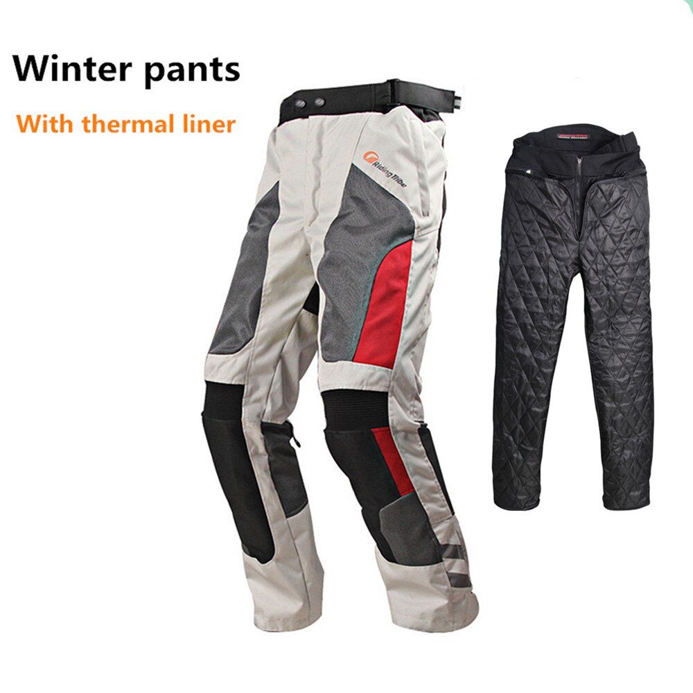 Männer Motorrad Hosen Vier Saison Wasserdicht Atmungsaktiv Warme Motocross Rally Reiter Reiten Schutz Hose mit Kneepads HP-12