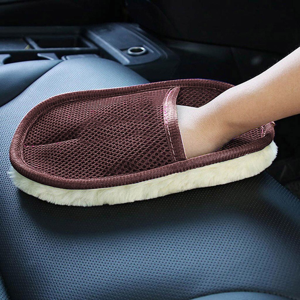 Microfiber Wool Soft Auto Car Washing Glove Cleaning Car Cleaning glove Motorcycle Washer Care Wash care tools Car Accessories