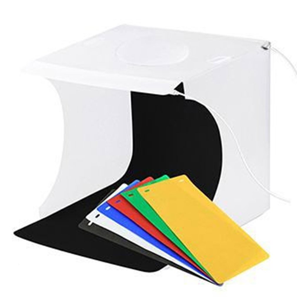 Folding Lightbox Tabletop Shooting Softbox Mini Photo Studio Light SoftBox for Product Photography Background Kit