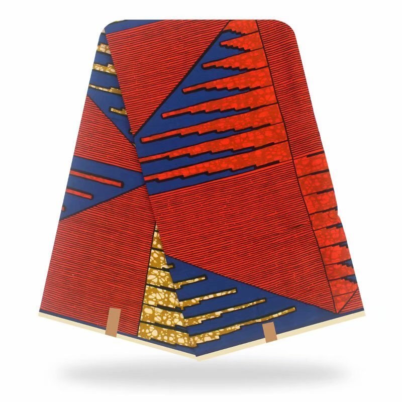 Tkanina nigeryjska bawełna afrykańska tkanina wydruk woskowy 100% bawełniany materiał moda afrykańska tkanina Ankara tissus prawdziwa tkanina woskowa 6 stoczni/dużo: zielony