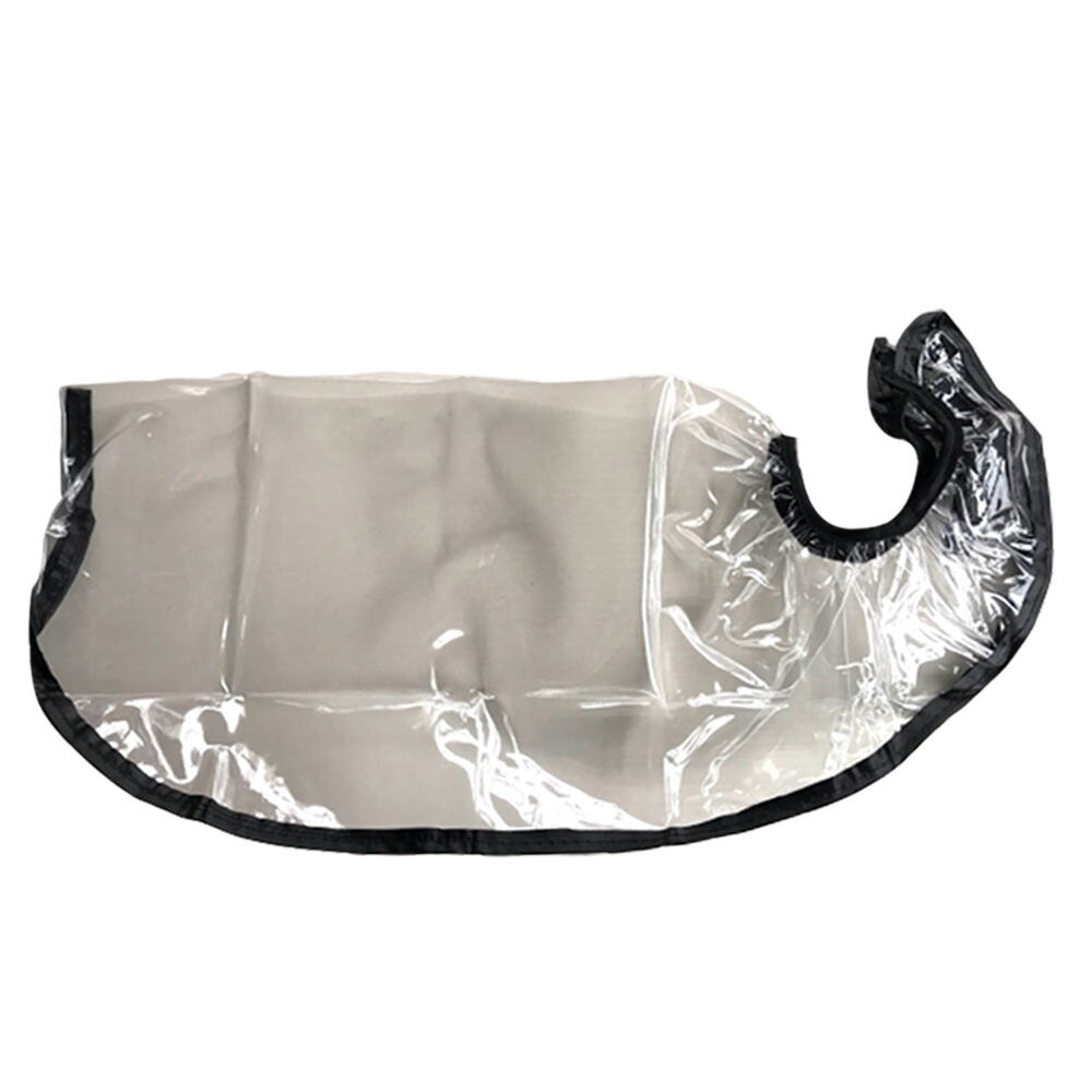 Kleurstofveiligheid waterdichte haarsjaal kappersdoek cape haartrechters transparant