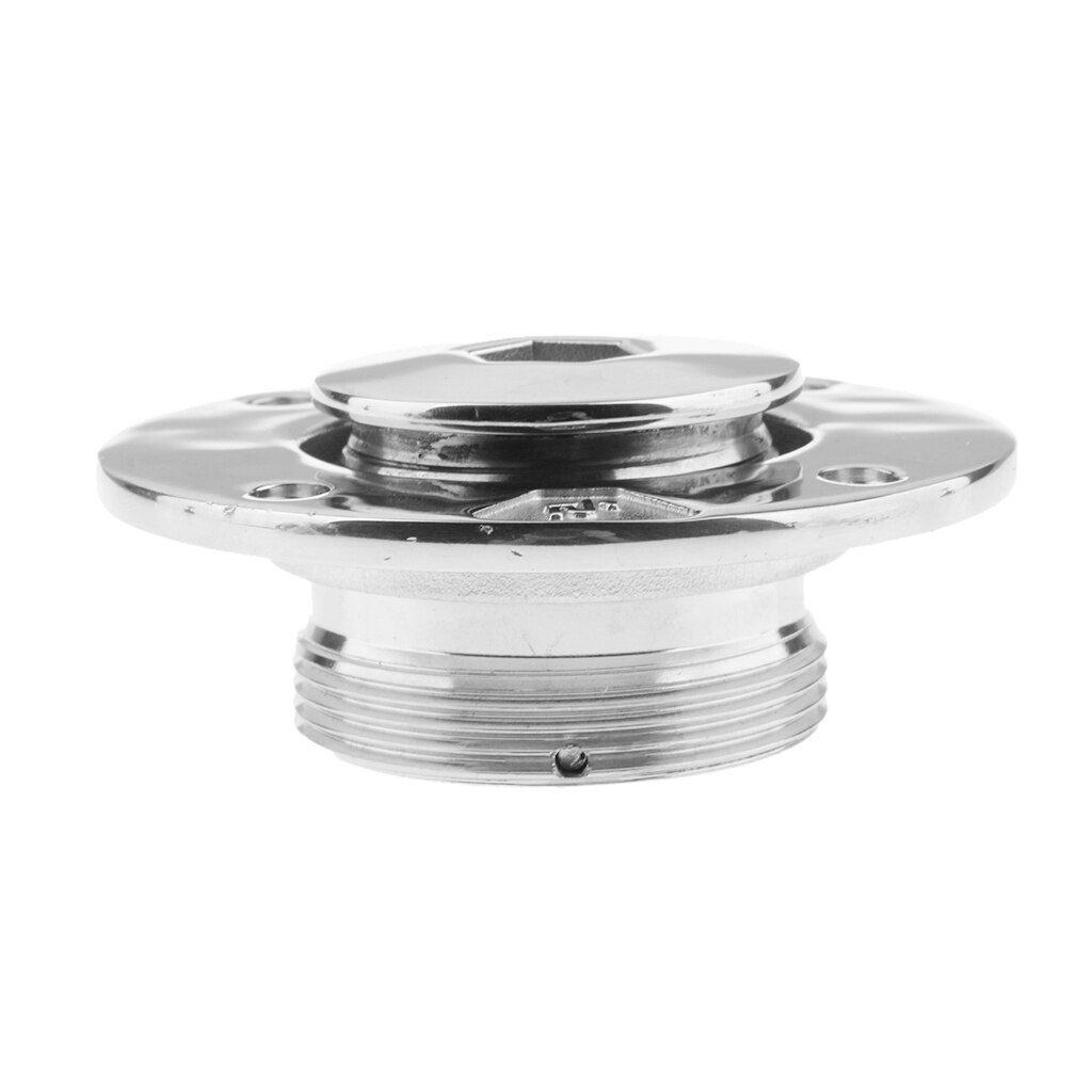 50mm Stainless Steel Fuel Tank Deck Filler with Cap Hardware for Boat