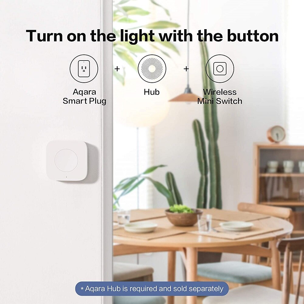 Aqara Smart Wireless Switch Smart Remote Control One Key Control Aqara Intelligent Application Home Security App Control