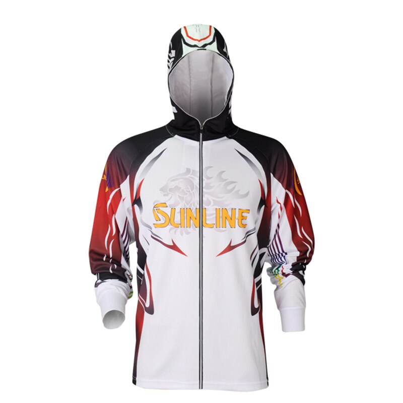 SUNLINE-ropa de pesca con capucha, prenda de vestir, camisa de pesca con protección UV, absorbente de sudor, secado rápido, transpirable, Wader: 4XL / Coat