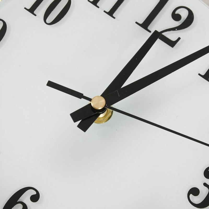 Luxury Artificial Crystal Diamond Large Wall Clock Metal Living Room Wall Clock Home Art Decoration ( 1 Gold)