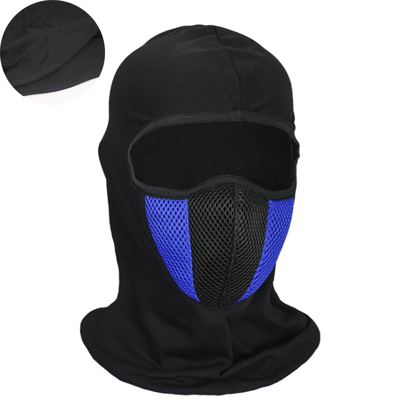 Motorfiets Bivakmuts Volgelaatsmasker Zomer Ademend Motorrijden Hals Gezichtsmasker Motocross Fietsen Masker Helm Kap Mannen: Bruin