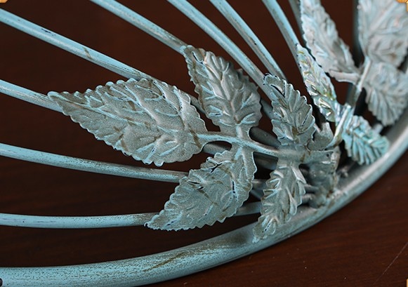 Bird Cage Wall Clock Vintage Antique Style Decor Hanging