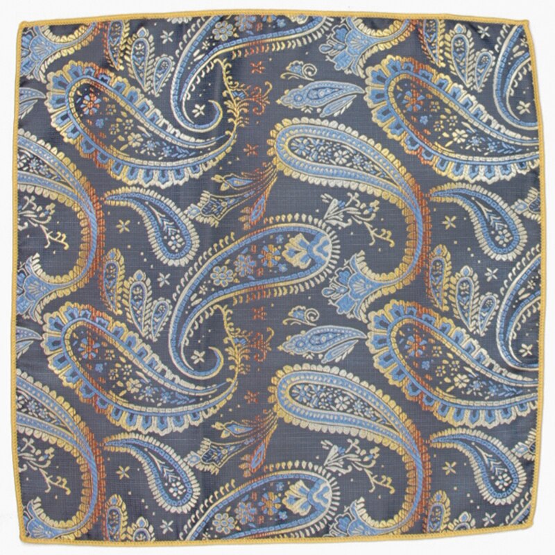 paisley patterned pocket square with patterns handkerchief