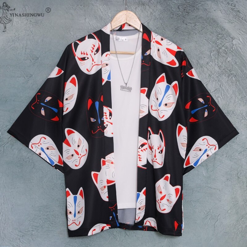 Kimonos Men Woman Japanese kimono Cardigan Shirt Blouse Japanese Yukata Female kimono Harajuku Streetwear Asian Clothes Samurai