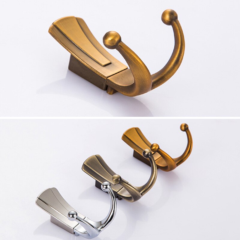Twin Hat And Robe Coat Hanger Clothes Hook Bronzed & Screws ( Pack 200