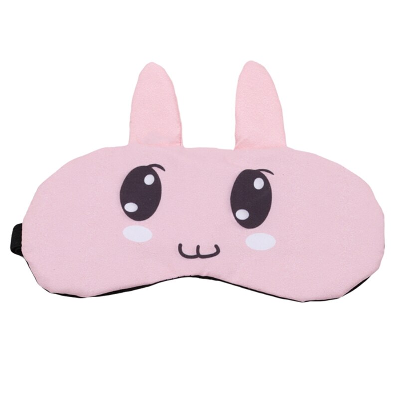 1PC Nette Karikatur Schattierung Schlaf Maske Tragbare Sanft Reise Schlaf Rest Hilfe Auge Maske Abdeckung Augenklappe Schlafen Auge werkzeuge