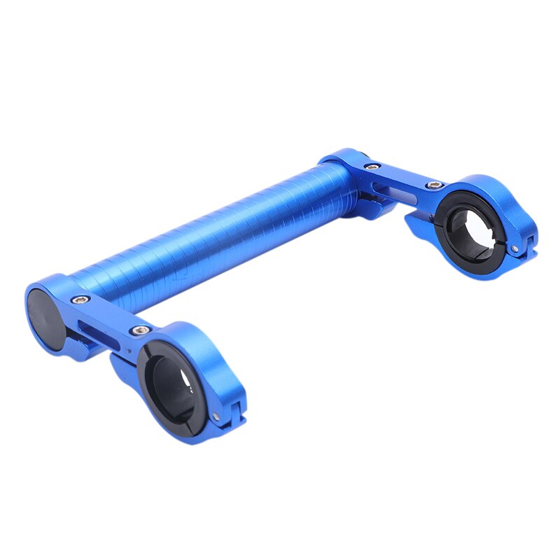 Fiets Stuur Extender, Fiets Stuur Extension Aluminium Mount Houder Dubbele Klem Fiets Beugel Fiets Accessoires: blue