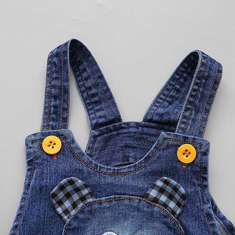 IENENS-salopette en jean pour bébé garçon | Salopette en Denim, pantalons longs pour bébés garçons et enfants, tenue d'enfants
