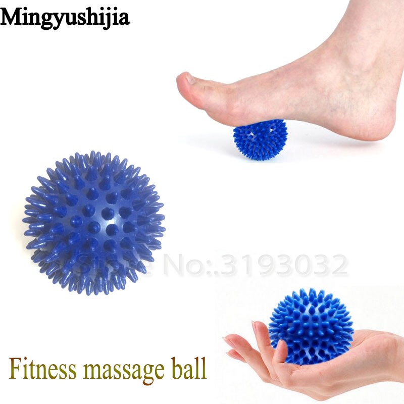 Fitness massagem bola reflexologia pé mão músculo toe pressão circulação sanguínea shiatsu yoga edc equipamentos de fitness ao ar livre