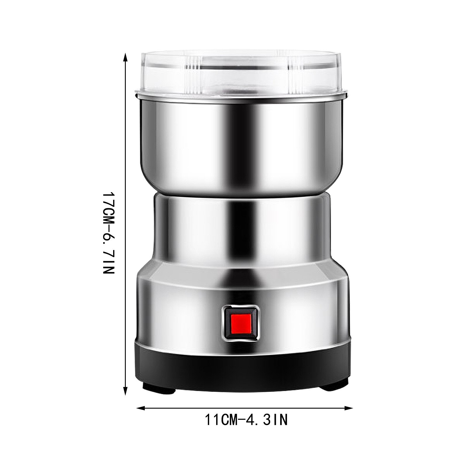 Multifunksjonell kvernemaskin kaffe pepper krydderi mølle pepper grinder mill maskin elektrisk fresemaskin us/eu/uk plug #db4: Eu