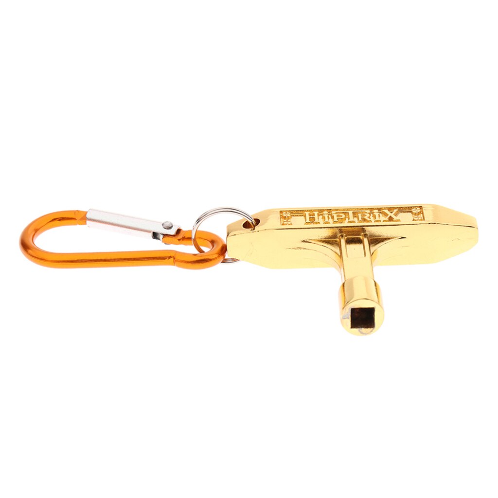 Standard Drum Key With Keychain Key Ring With Metal Hook Clip For Drummer Musical for Jazz Drum Parts Accessories