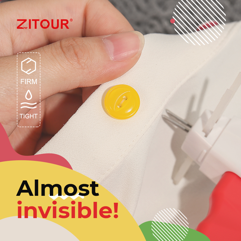 Zitour® Quick Button Attachment Tool Button Fasteners Easy Replace Buttons Sewing Tool for Home Office School Travel Dropshippin