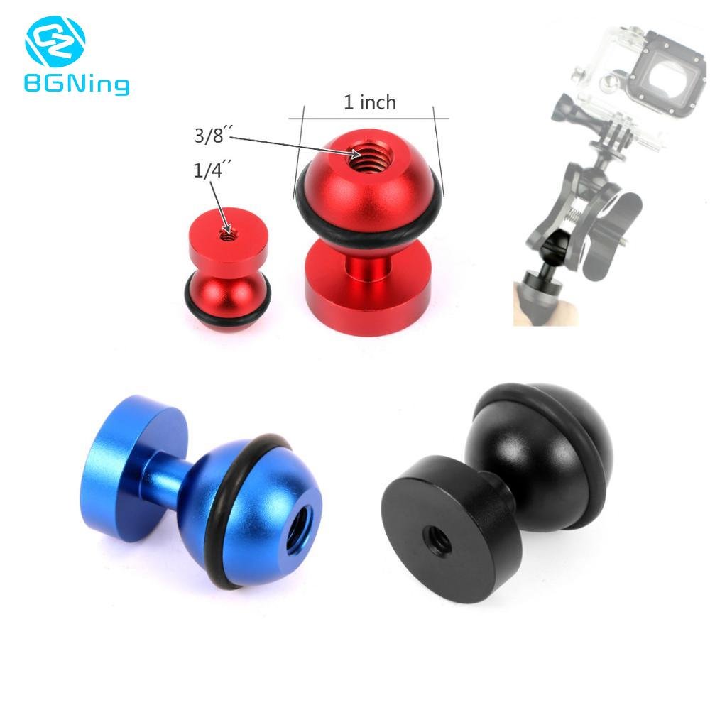 CNC Aluminium Tauchen Licht Arm Ball Kopf Adapter Flash Halterung Heißer Schuh Für GOPRO HERO 6/5/4/3 Sport Kamera DSLR Teile