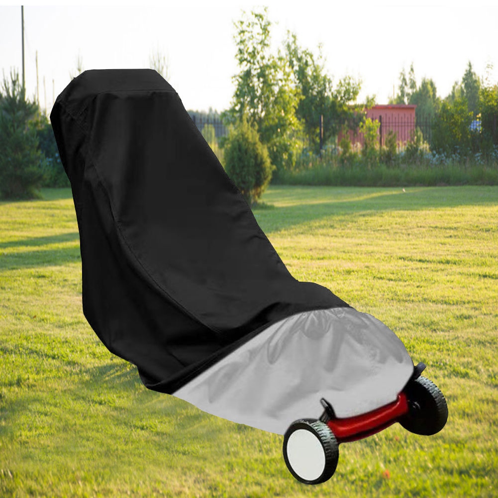 Lawn Mower Cover Waterproof Dust-proof Lawn Mower Cover Storage Bag Garden Store UV Rain Snow Protector
