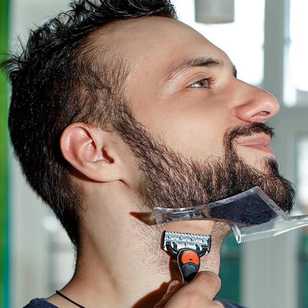 Beard and beard shape template