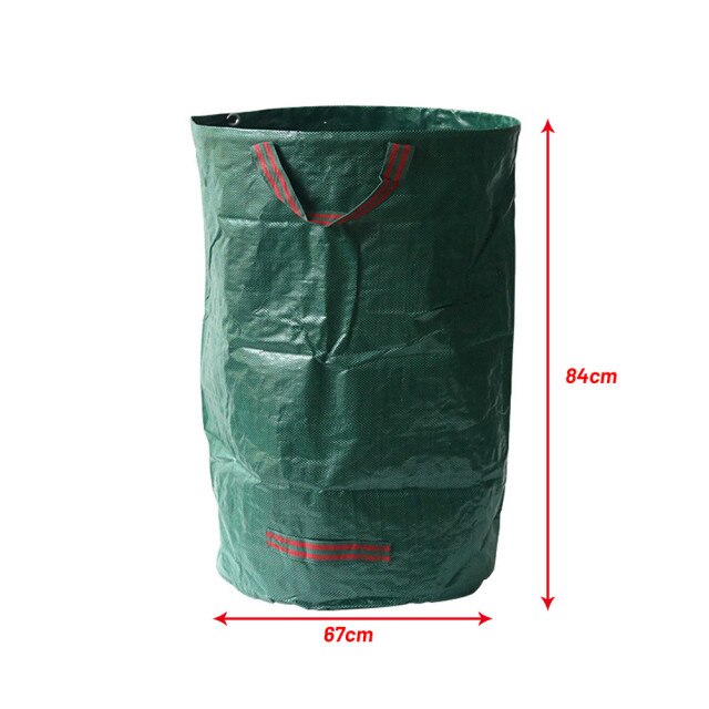 120L 270L 300L Large Garden Waste Bag Weeds Leaves Sack Heavy Reusable Duty Rubbish Bag Polypropylene Garbage Bag: 300L