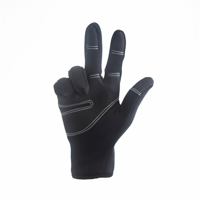 Touch Screen Pu Lederen Handschoenen Outdoor Sport Handschoenen Voor Mannen Vrouwen Winter Thermische Windstopper Waterdichte Handschoenen Guantes Luva