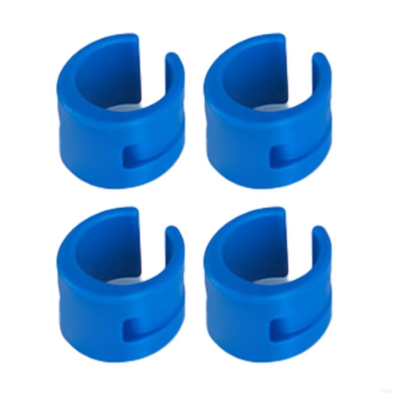 P88E 4 pezzi protezione fodero orizzontale per biciclette protezione telaio bici protezione pad protezioni in gomma anelli: Arancione