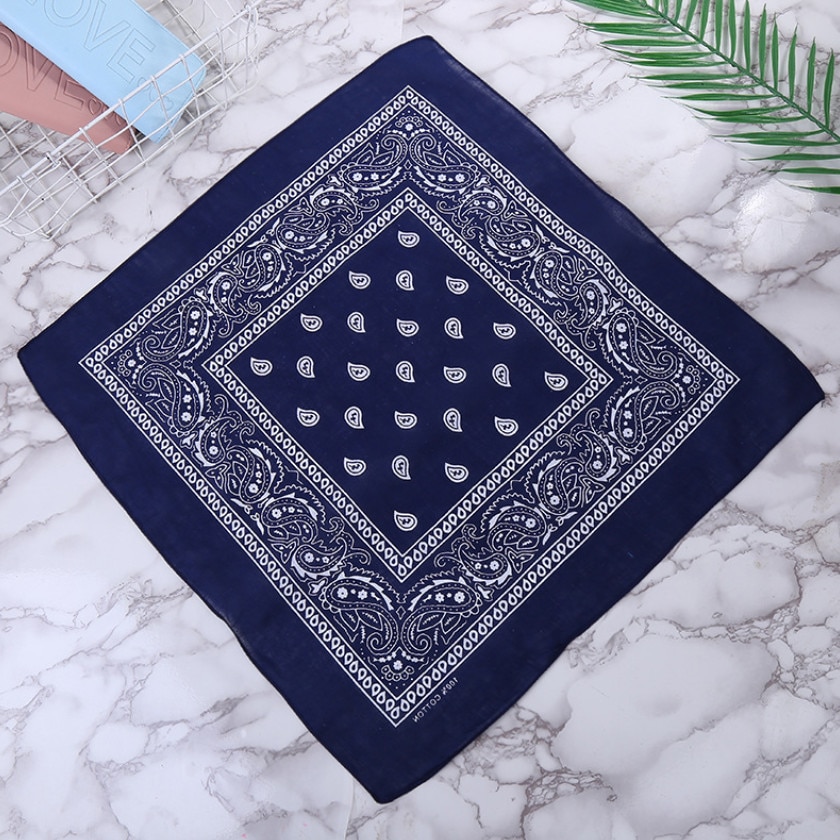 Hoofdband Unisex Mode Katoenen Bandana Vierkante Sjaal Voor Vrouwen Mannen Hoofdband Hoofddeksels Dubbelzijdig Hoofd Wrap Haaraccessoires