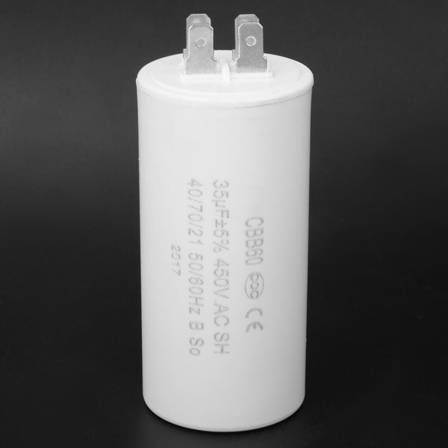 CBB60 capacitor 4-pin 450V motor starting capacitor 35uF ESR0.2 Motor running capacitor Ecological Generator