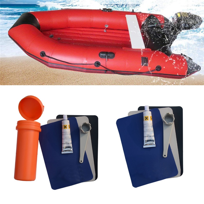 Boat Patch Glue Kit Canoe Puncture Adhesive Raft Drifting Repair Tools Accessories For Inflatable Balls Sofa Pool Swim Ring
