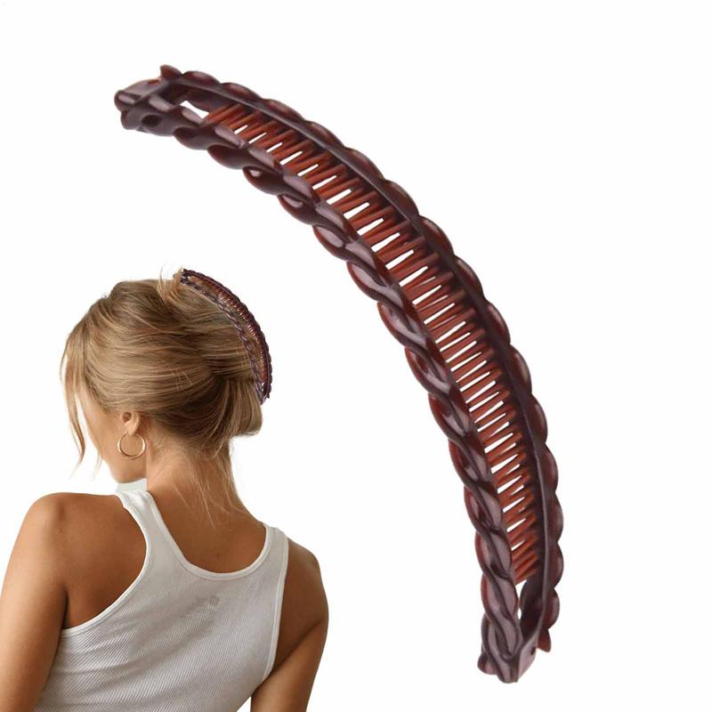 Haarspeldjes Vintage Kammen Tool voor dik krullend haaraccessoires Fishtail Haarclip Bananenclip Set voor vrouwen Haarstylingtools