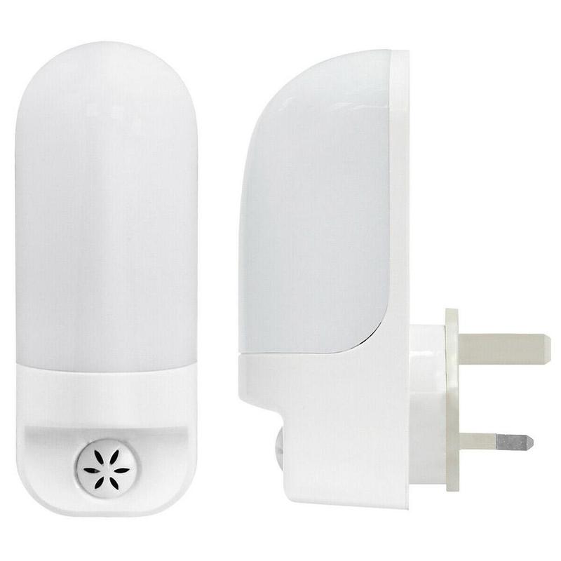 Automatic LED Night Light Plug in Energy Saving Dusk Dawn bedroom lamp bedside lamp Kids 2 Table Light Sensor L5V7