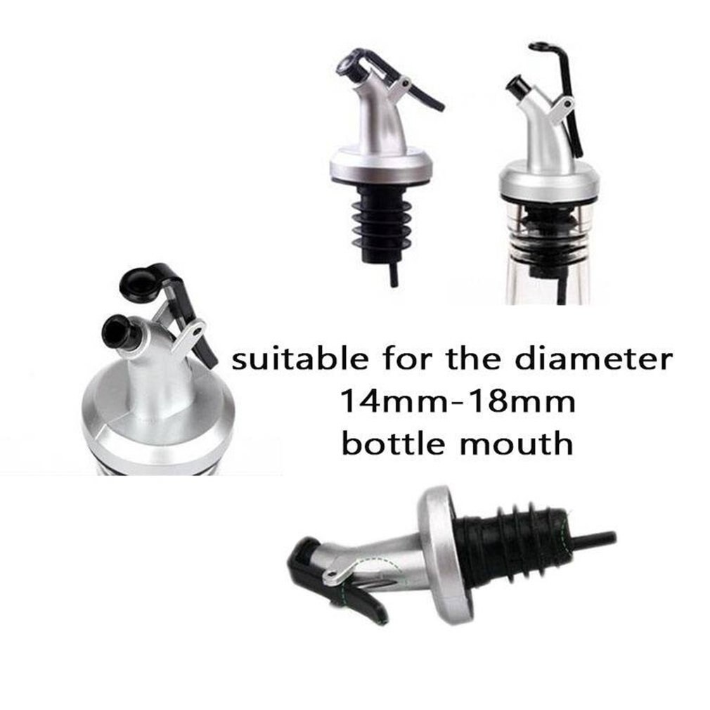 Oil Bottle Stopper Sprayer Liquor Dispenser Wine Pourers Flip Top Beer Bottle Cap Stopper Leak Proof Pourer Kitchen Color Random