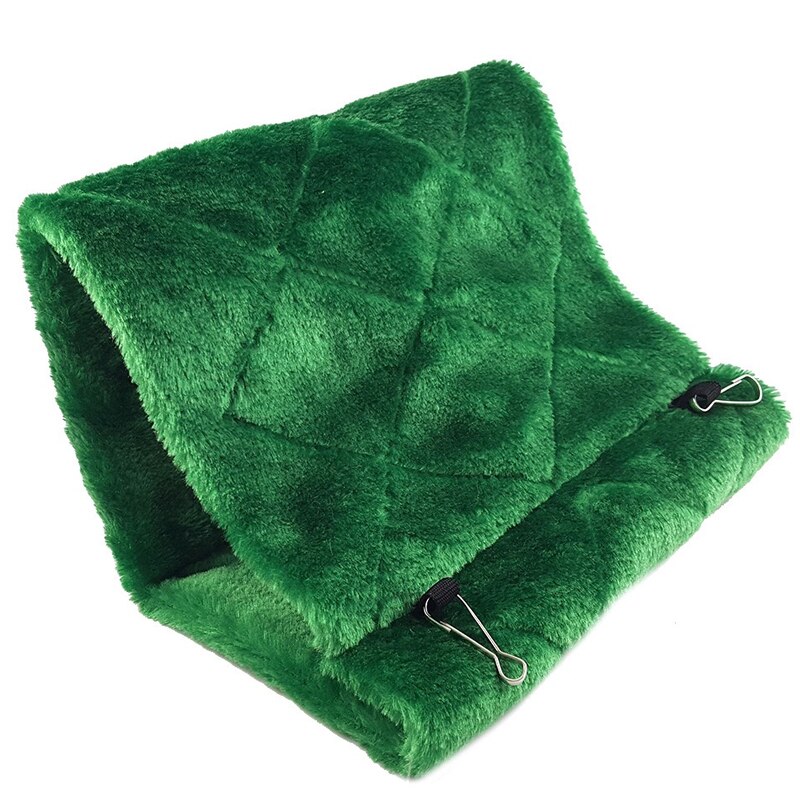 Jednokolorowe pluszowe ptaki wiszące jaskinia miękkie zimowe ciepłe klatka dla papugi hamak dla zwierzęcia domowego szczęśliwy szałjak zabawki ogrodowe materiały dekoracyjne