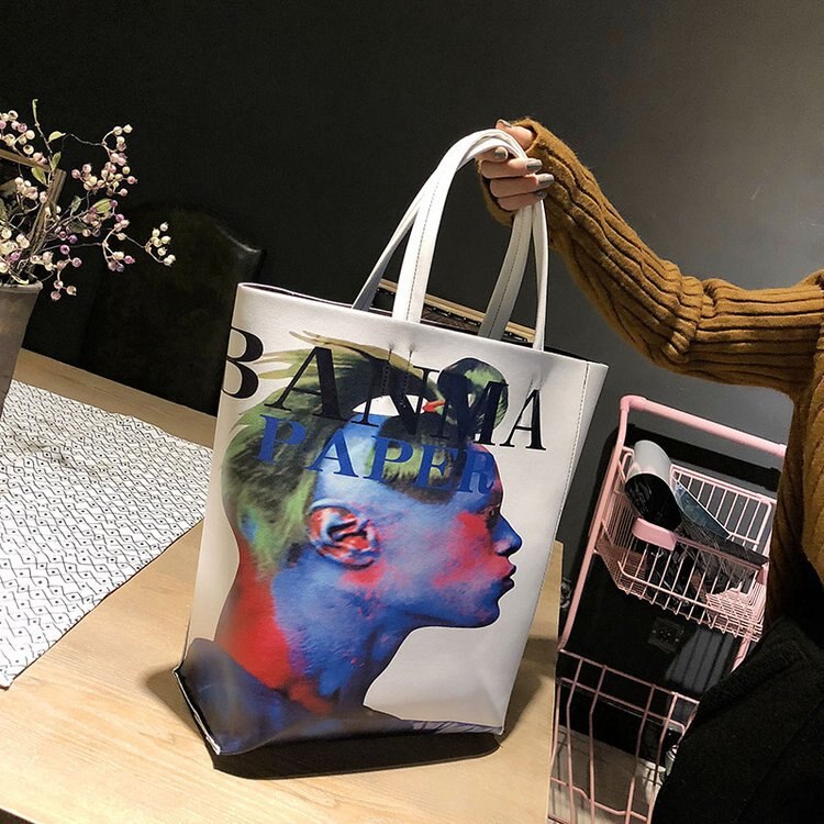 Mixtx damska torba na ramię na zakupy modny charakter magazyn Crossbody osobowość torebka duża pojemność matowa torba na ramię wysokiej jakości