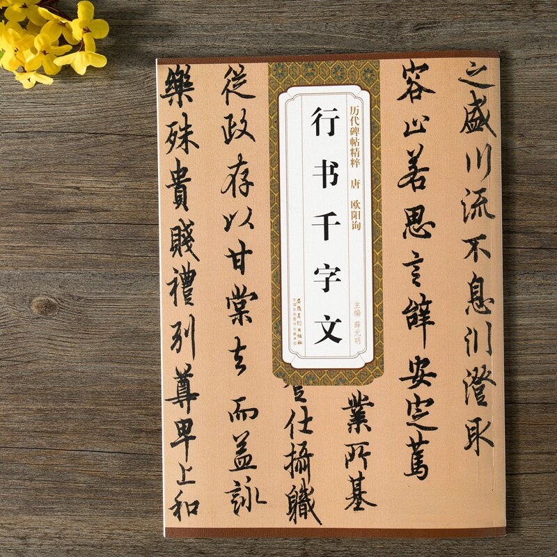 Tao Te Ching Schriften Zhao Mengfu Klein Normaal Script Borstel Kalligrafie Schrift Ouyang Xun Running Script Kalligrafie Boek: Blue