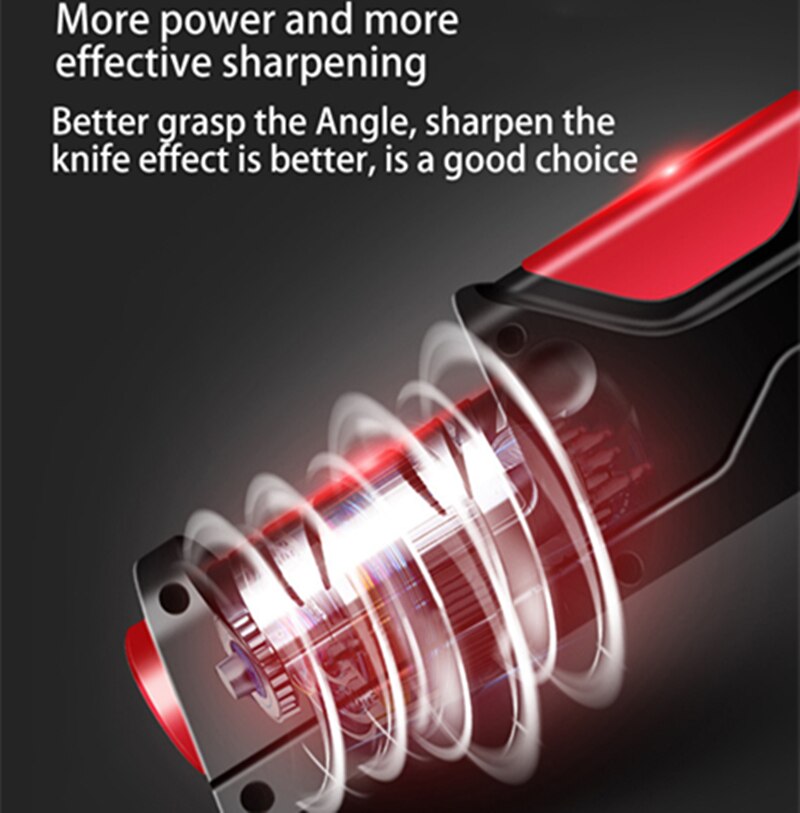 Multi-function Knife Sharpener Electric Household Fast Sharpener Automatic Knife Grinder Kitchen Knife Tools