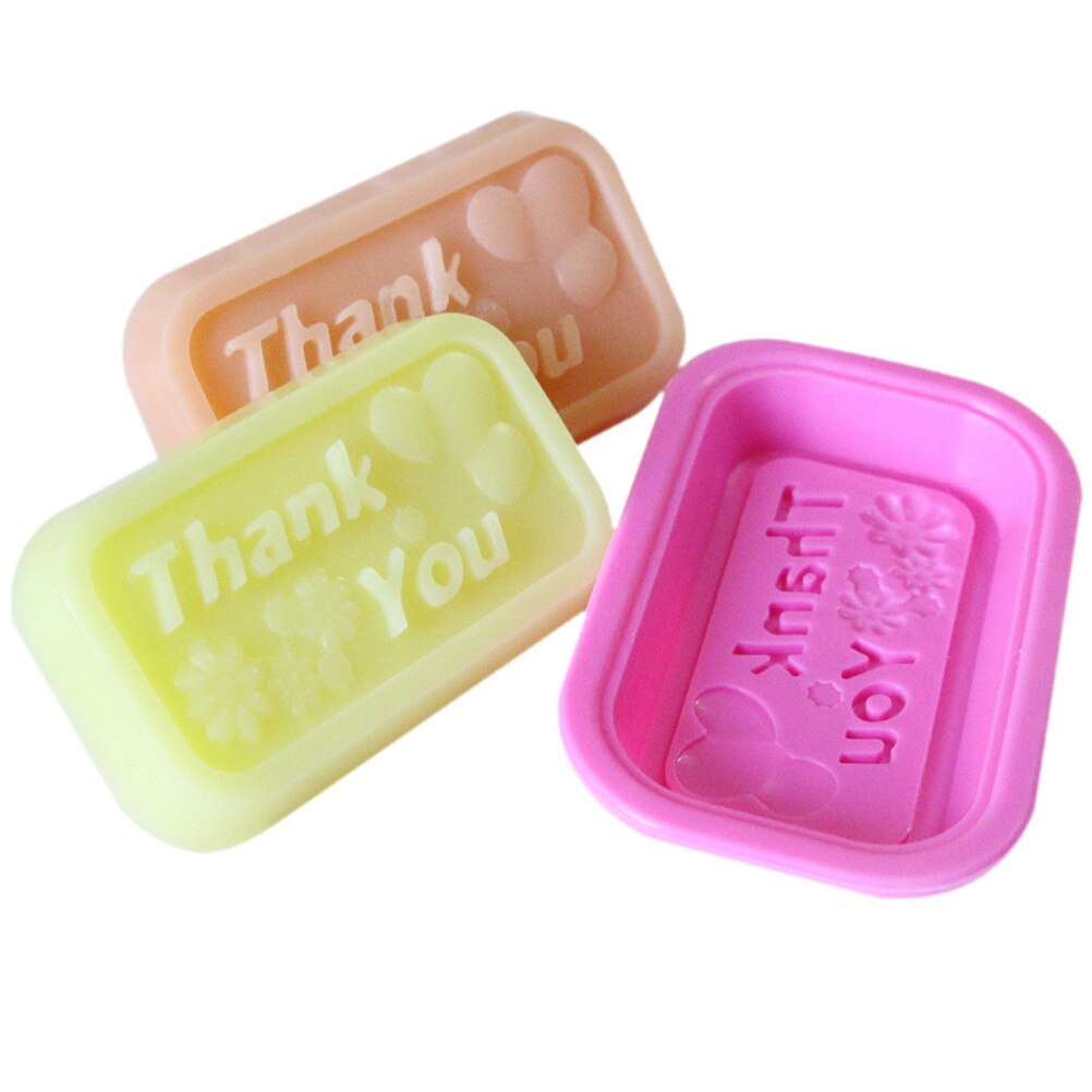 "thank you " Ice Cube Candy Chocolate Cake Cookie Cupcake Soap Silicone Molds