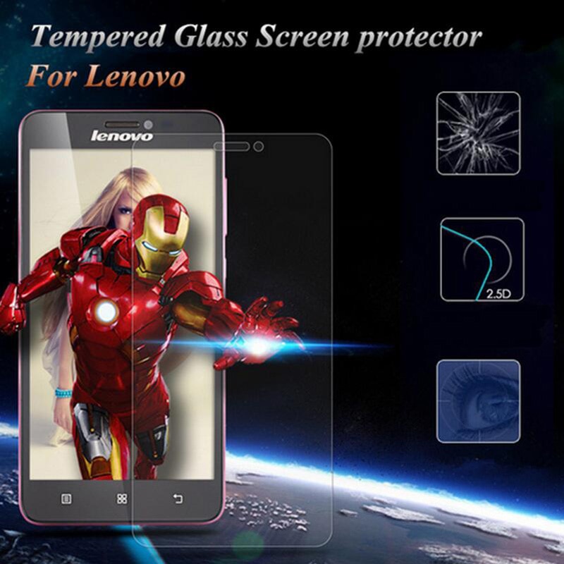 Vidrio templado para Lenovo Vibe Sho S850 A319 A328 A536 S60 S90 P70 P780 A6000 A7000 Plus 9H Protector de pantalla para K5 Plus