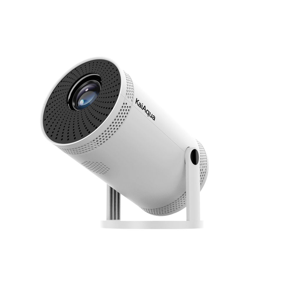 KaiAqua Mini Portable Projector FY300 4K Dual Wifi 260 ANSI Allwinner BT 5.0 1080P 1280*720P Home Cinema Outdoor Projetors: color1 / UK Plug