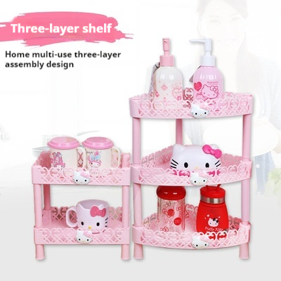 Kitty Multi Layer Plastic Opbergrek Keuken Klein Opbergrek Desktop Opbergrek Badkamer Wastafel Organiserend Rek