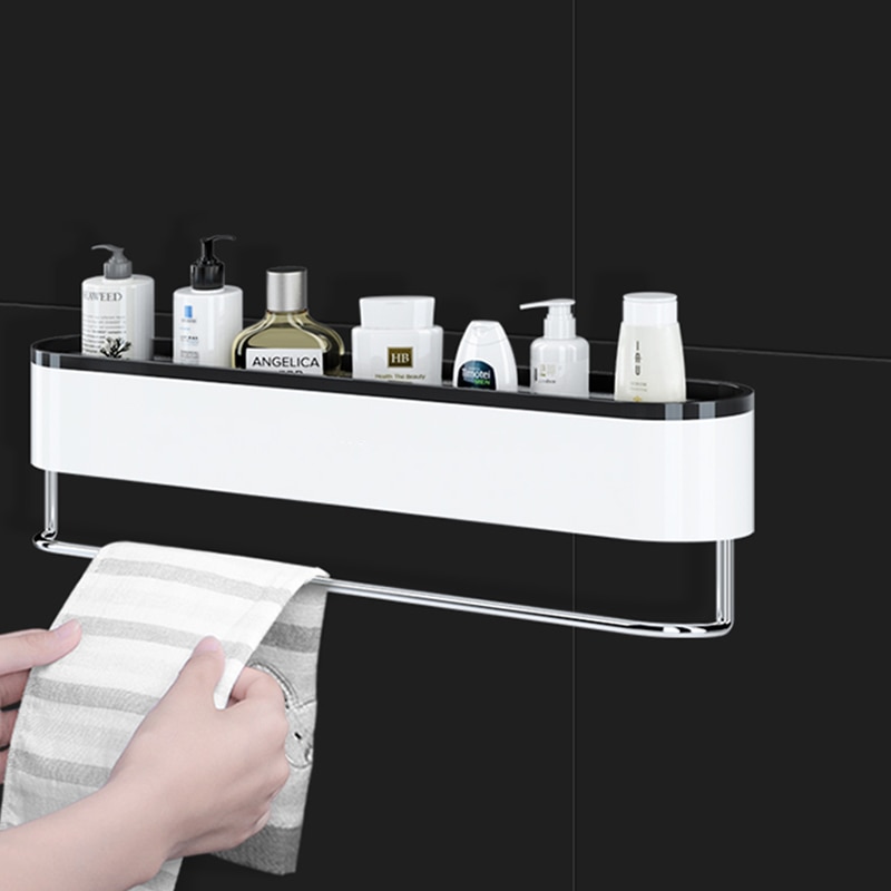 Estante para baño MICCK, estanterías para ducha, montaje en pared para inodoro, resistente al agua, organizador para ducha, estante cosmético, toallero para Baño