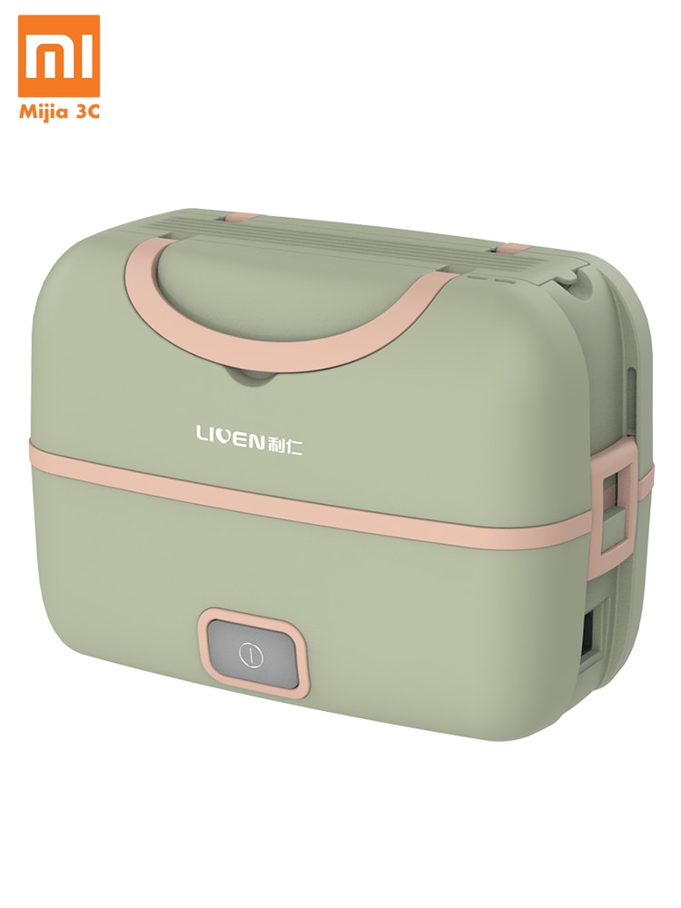 Xiaomi Liren Portable cuisson boîte à déjeuner électrique multifonctionnel enfichable chauffage électrique cuisson grande capacité Double couche