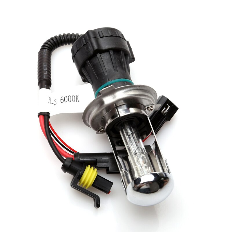 Reemplazo de bombilla de Xenón 55W H4 para faro de xenón de coche 4300K 5000K 6000K 8000K