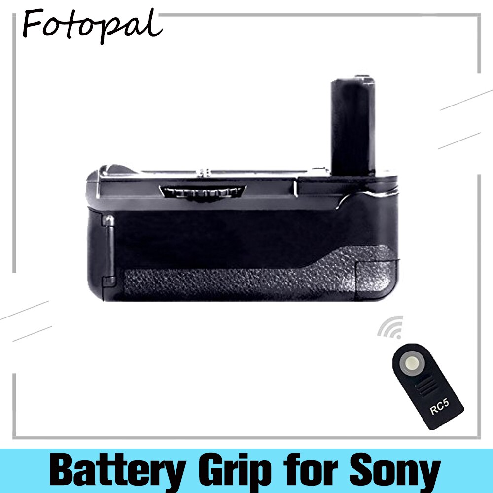 Fotopal Micro USB Port Wireless Remote Control Battery Grip Work With NP-FW50 Battery For Sony A6000/A6300
