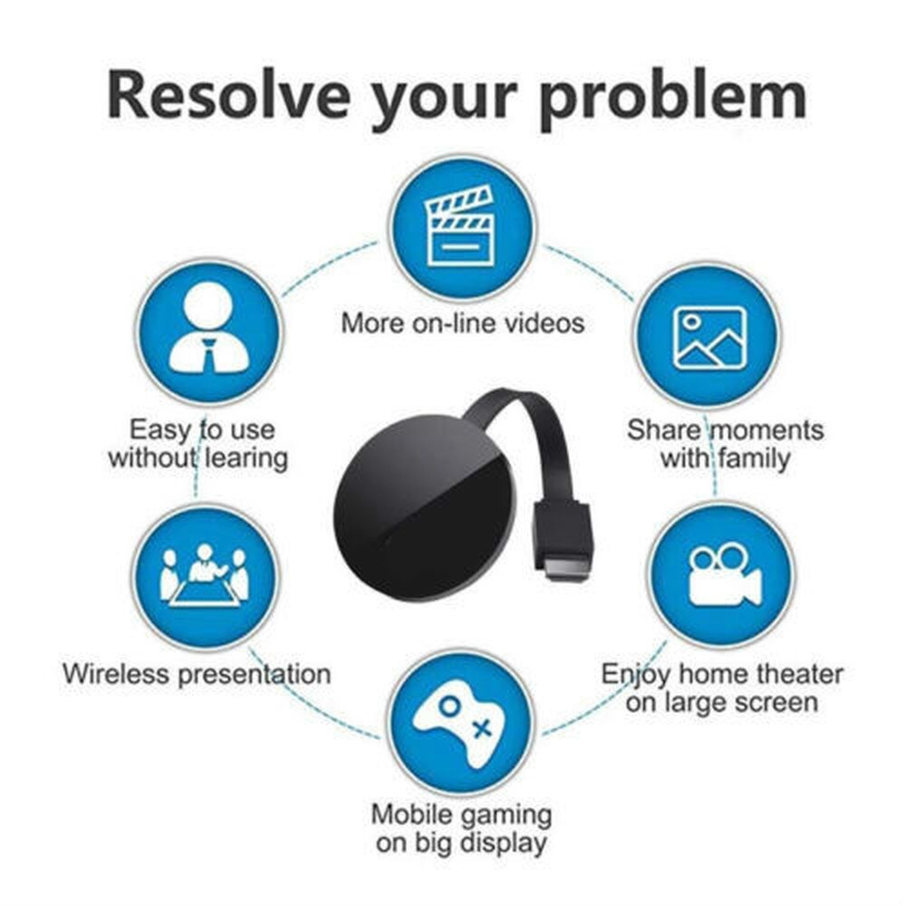 4K Digital Media HD HDR Video Streamer Player HDTV WiFi HDMI-compatible For Cast Ultra