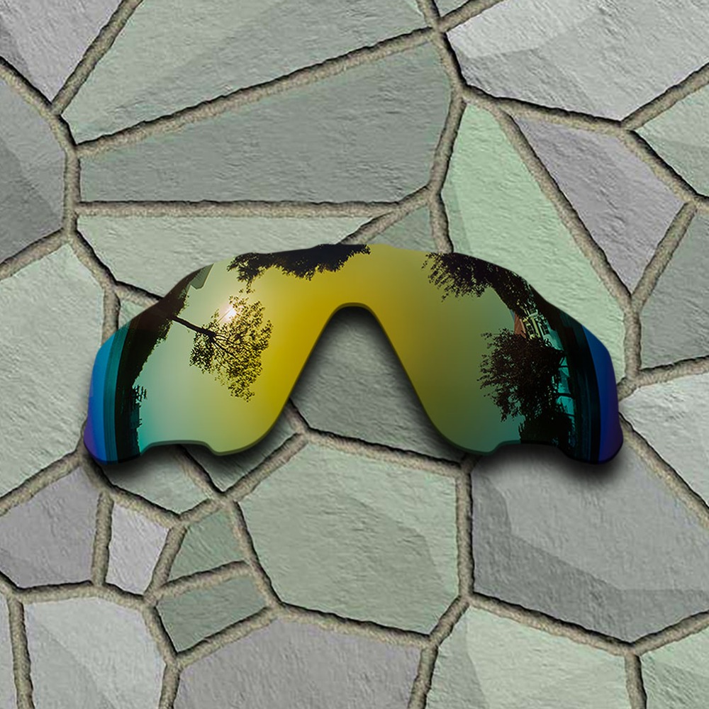 Chrome &amp; Gelb Goldene Sonnenbrille Polarisierte Ersatz Linsen für Oakley Jawbreaker